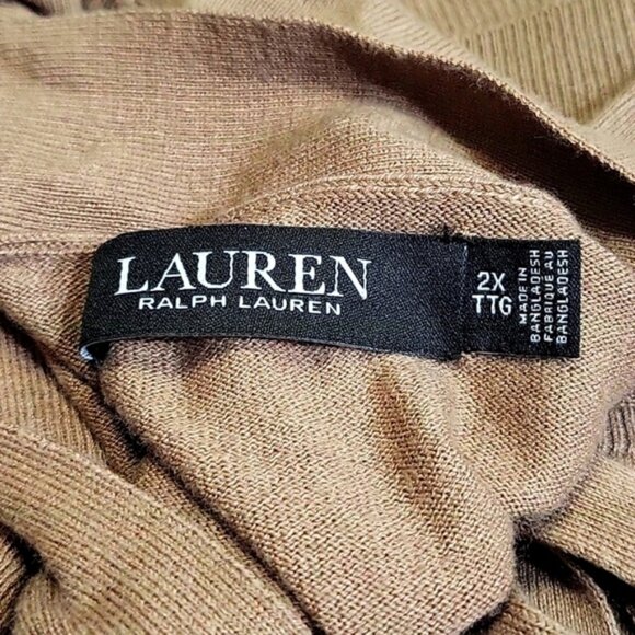 Lauren Ralph Lauren Self-Tie Puffed Sleeve Black Label Top - Picture 4 of 6
